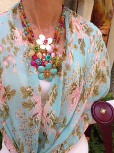 Necklace and shawl