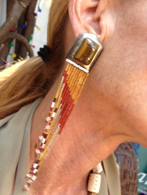 One of a kind earrings