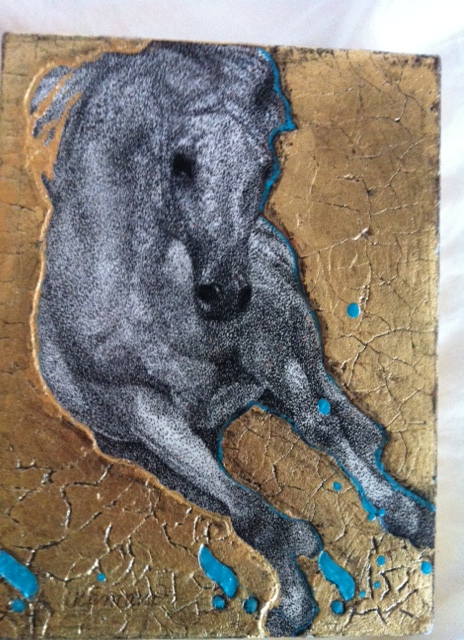 Santa Fe Horse Painting