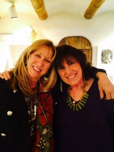 Bonnie Roseman and artist Bunny Tobias.