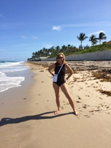 Another day in paradise for Bonnie - soaking up the sunny Palm Beach rays over Memorial Day weekend.