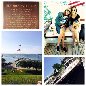 Bonnie spent some time at sea while in Rhode Island.